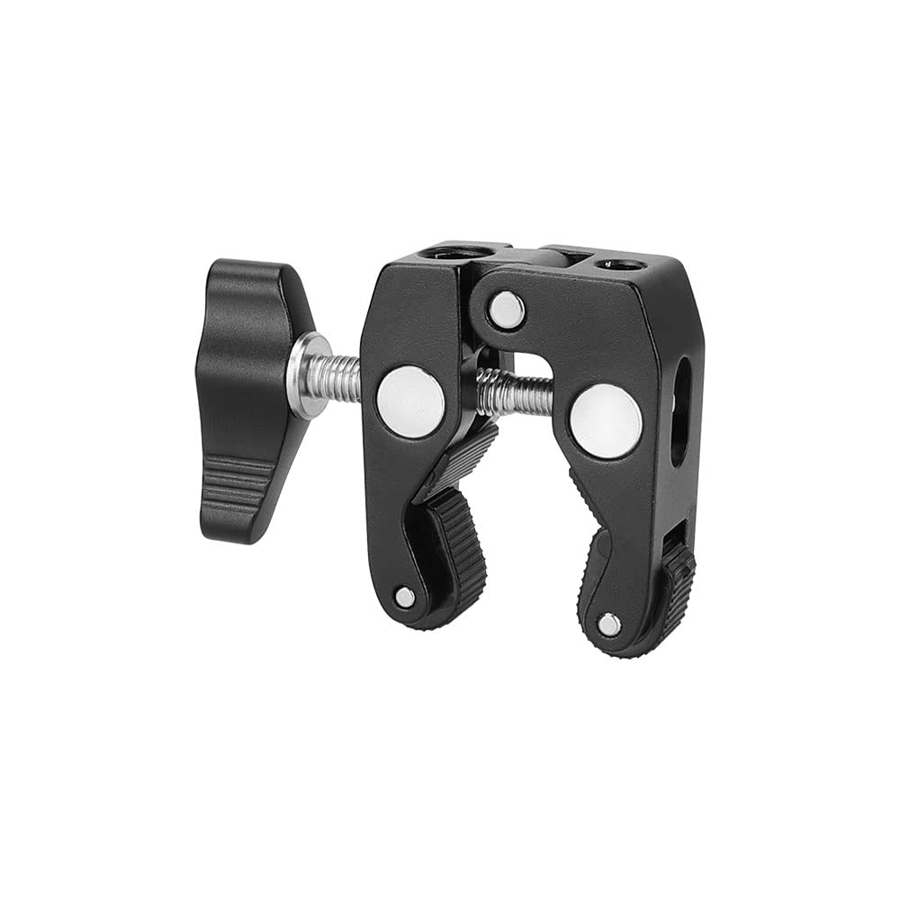 Szrig Super Crab Clamp With 1/4'' 20 & 3/8'' 16 Mounting Point For Camera Photo Studio