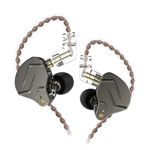 Kz Zsn Pro Wired Iem Earphones, 10Mm Dynamic Driver & Balanced Armature In Ear Monitor With 0.75Mm Detachable Cable For Cell Pho