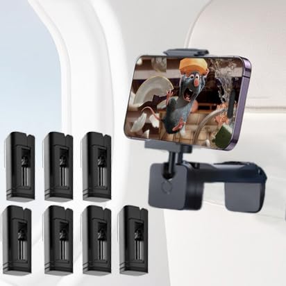 7 Pack Airplane Phone Holder For Iphone Samsung And Other Phones Travel Essentials Accessories Cruise Car Mount Cell Stand Air P