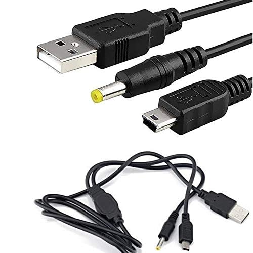 Skywin Psp Charger Cable 6 Feet 2 In 1 Replacement Charger Cable Compatible With Playstation Portable Psp 1000 2000 3000 And Ps3