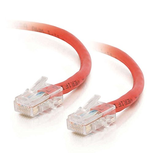 C2G 24520 Cat5E Crossover Cable   Non Booted Unshielded Network Crossover Patch Cable, Red (100 Feet, 30.48 Meters)