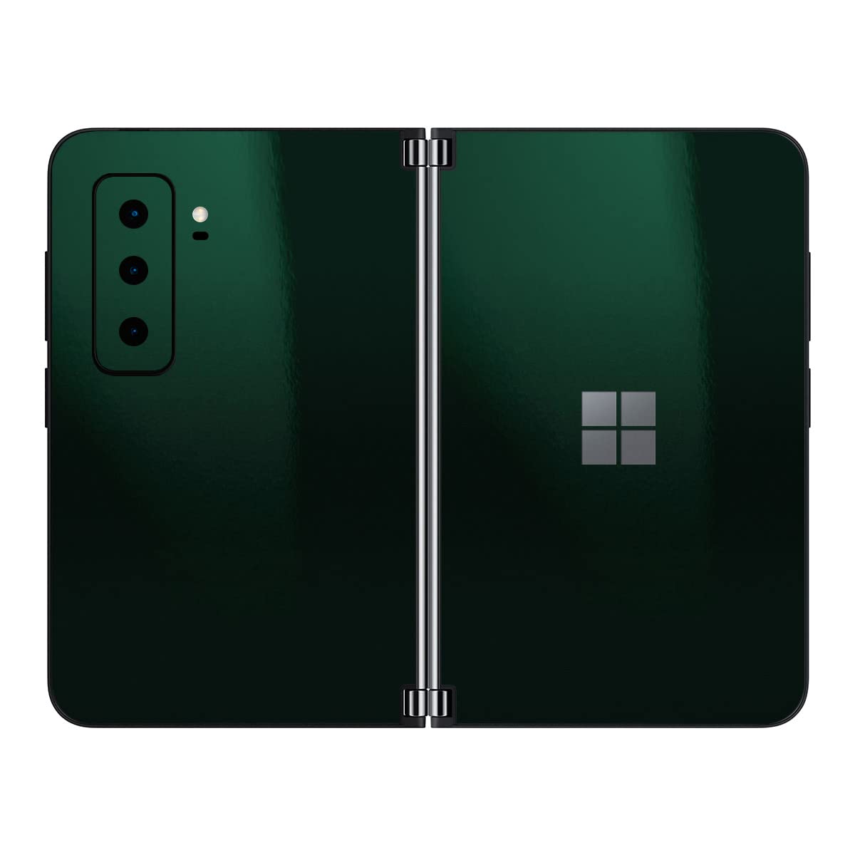 SopiGuard Sticker Skin for 2021 Microsoft Surface Duo 2 2nd Gen Edge-to-Edge Front and Rear Panels Vinyl Decal (Gloss Royal Gree