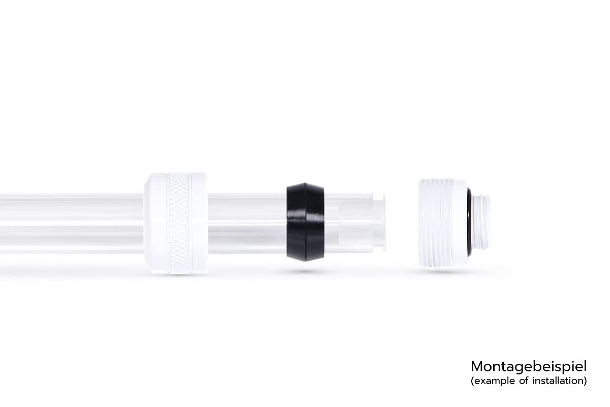 Alphacool 17483 Eiszapfen Pro 13Mm Hardtube Fitting G1/4   White Sixpack