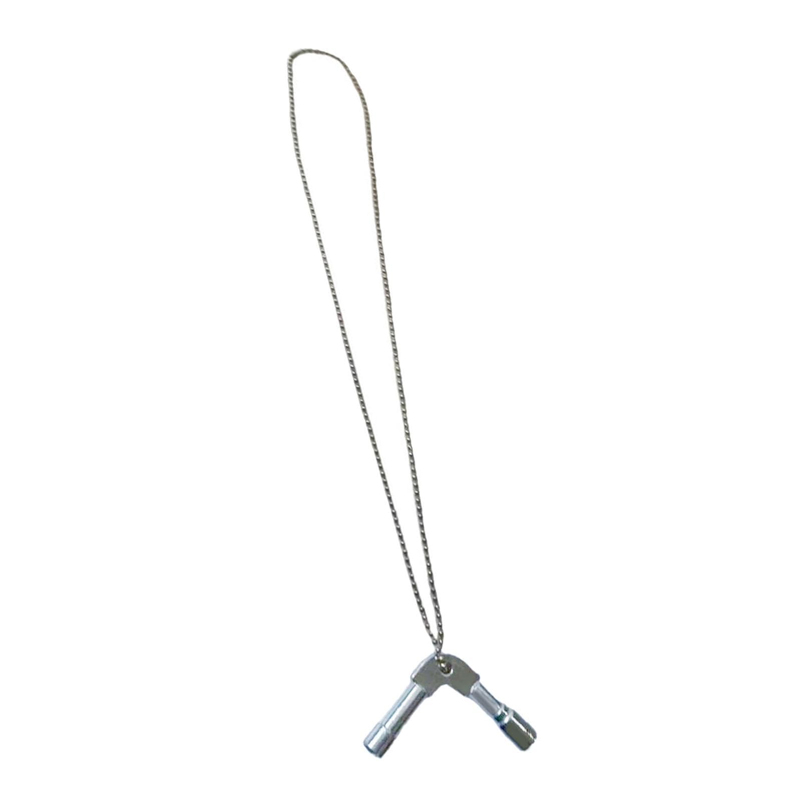 Enakshi Drum Key Compact Drummay Gift With Chain Sturdy Musical Instrument Accessory