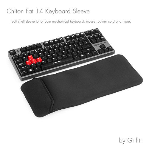 Grifiti Chiton Fat 14 7 X 14 Neoprene Keyboard Sleeve Cover For 14 Inch Tenkeyless Mechanical & Standard 10Keyless Keyboards Por