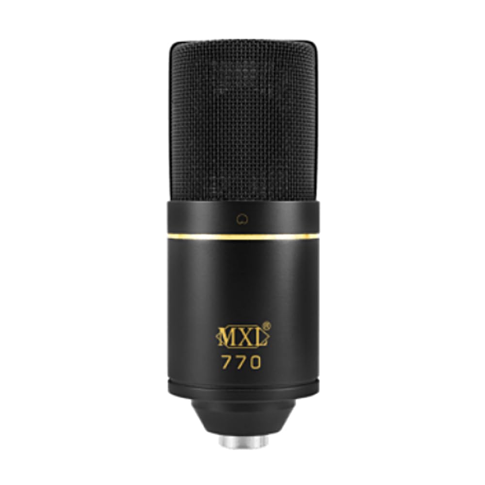 Mxl 770 Condenser Microphone For Podcasting, Singing, Home Studio Recording, Gaming & Streaming | Xlr | Large Diaphragm | Cardio