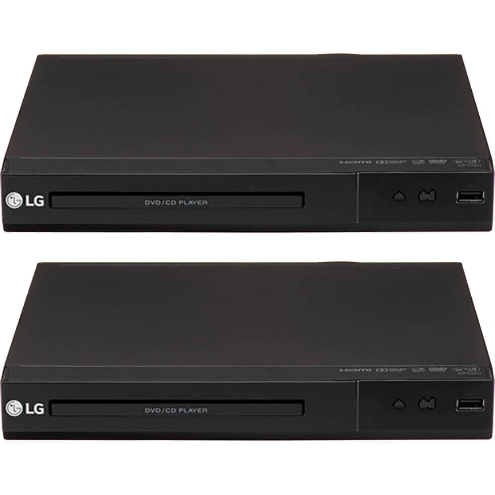 Lg Dp132H2Pk Multi Format 1080P Upscaling Dvd Player   2 Pack