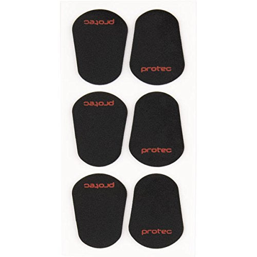 Protec Woodwind Mouthpiece Cushions, 6 Pack, Size Large, Thick (.8Mm), Black, Model Mcl8B