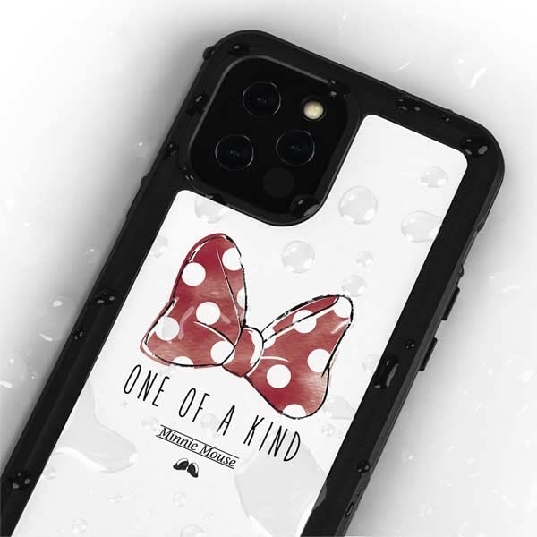 Skinit Waterproof Phone Case Compatible With Iphone 12 Pro Max   Officially Licensed Disney Minnie Mouse One Of A Kind Design