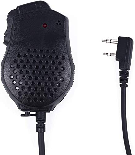 Mengshen Baofeng UV-82 Dual PTT Microphone Speaker Mic for Baofeng UV-82 UV-82L UV-8D UV-89 UV-82HX UV-82HP GT-5TP Walkie Talkie Portable Radio UV-82_M