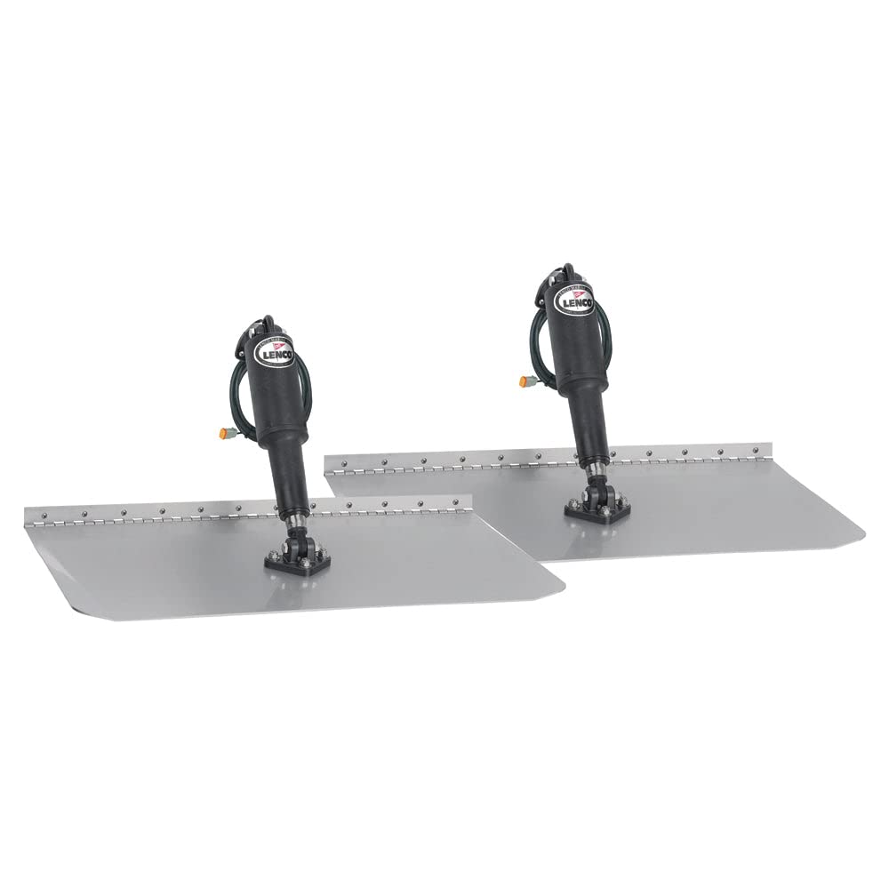 Lenco 12'' X 24'' Standard Trim Tab Kit Without Switch Kit 12V