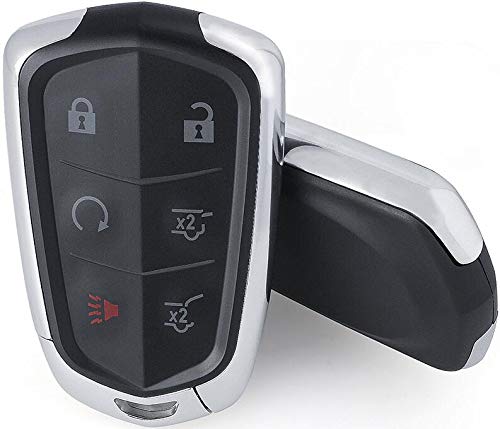 Keymall Keyless Entry Replacement Car Key 315Mhz 6B Fob Remote For Cadillac Escalade 2015 2018 Fcc: Hyq2Ab