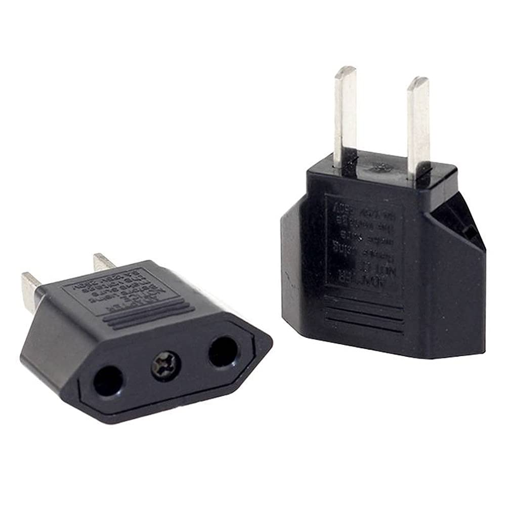 Alinna Eu Europe To Us Usa America Travel Plug Adapter Ac Outlet Power Converter (1 Pack)