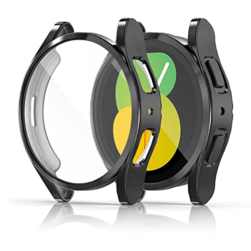 [2Pack] Richone Compatible With Samsung Galaxy Watch 5/Galaxy Watch 4 40Mm 44Mm Screen Protector Case, Full Protection Cover Sof