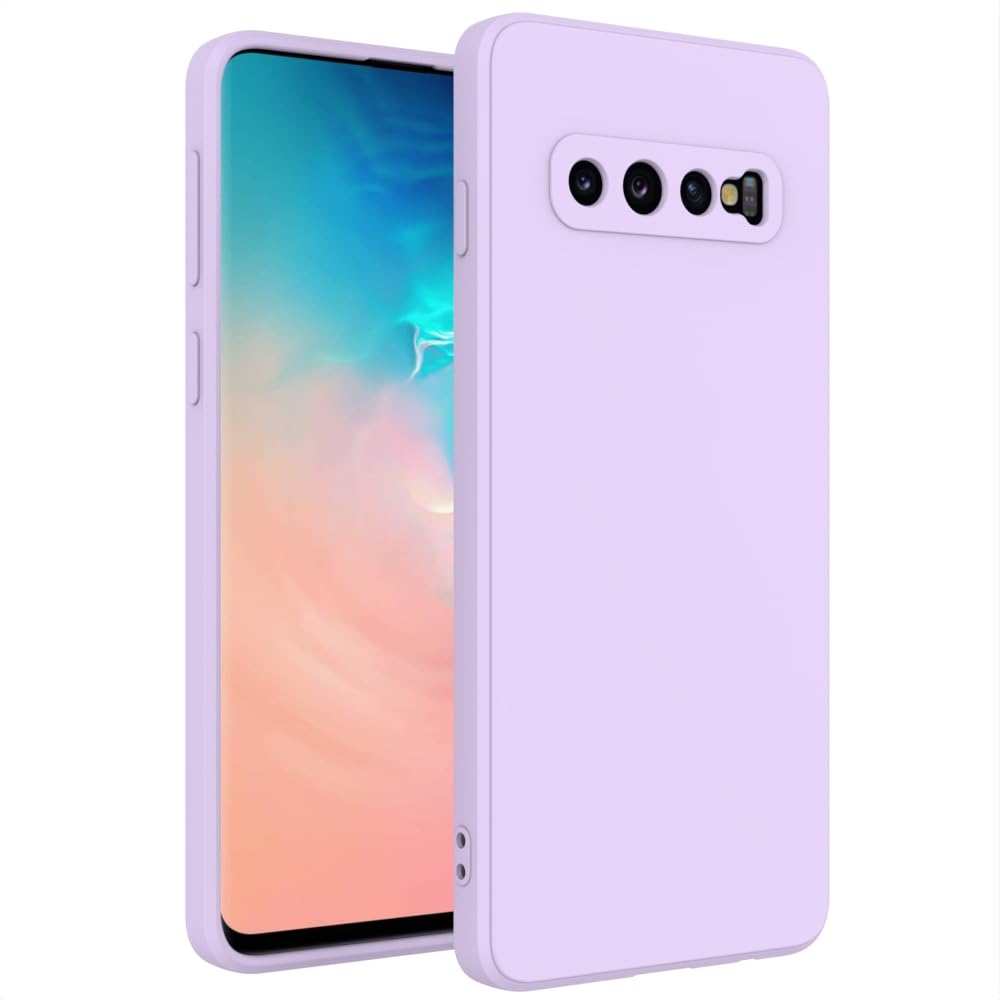 Wogroo For Samsung Galaxy S10 Case Purple, Scratch Resistant With Soft Touch, Slim Thin Phone Cover For Samsung Galaxy S10
