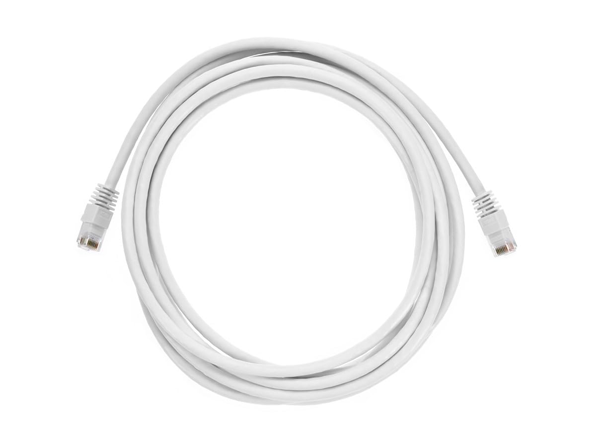 Monoprice 14Ft 24Awg Cat6 550Mhz Utp Ethernet Bare Copper Network Cable   White