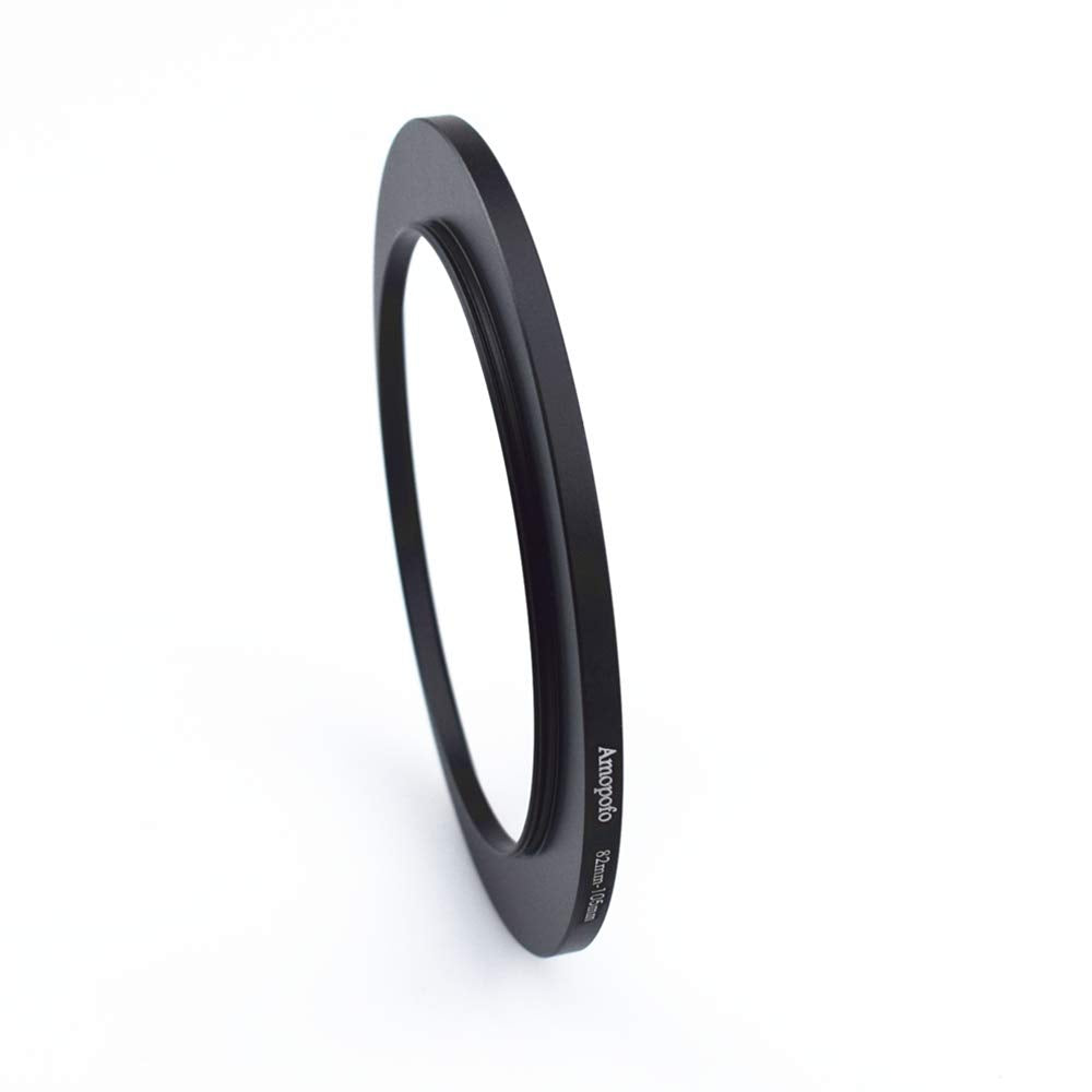 82Mm 105Mm Metal Ring/82Mm To 105Mm Step Up Ring For Filters,Made Of Cnc Machined With Matte Black Electroplated Finish,Compatible With All 82Mm Camera Lenses & 105Mm Accessories