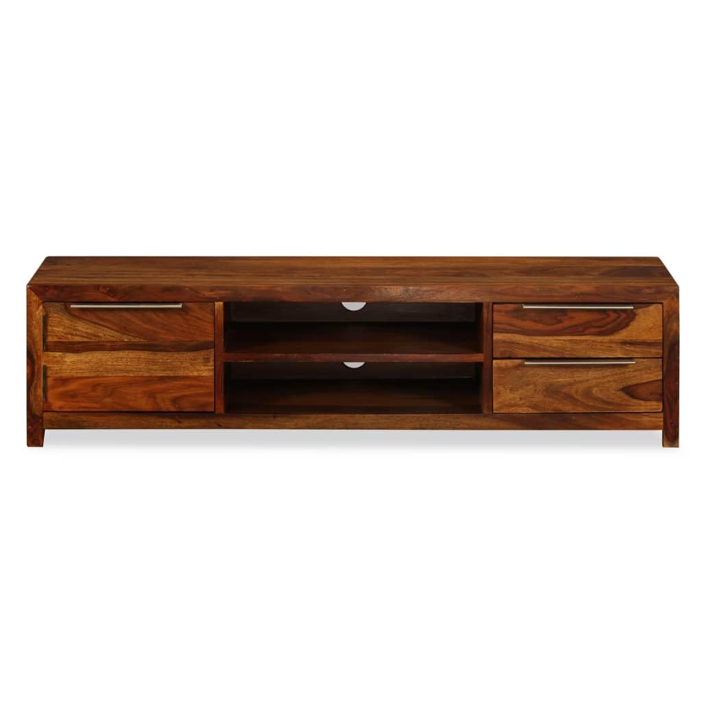 Vidaxl Tv Cabinet Solid Sheesham Wood 47.2''X11.8''X11.8''