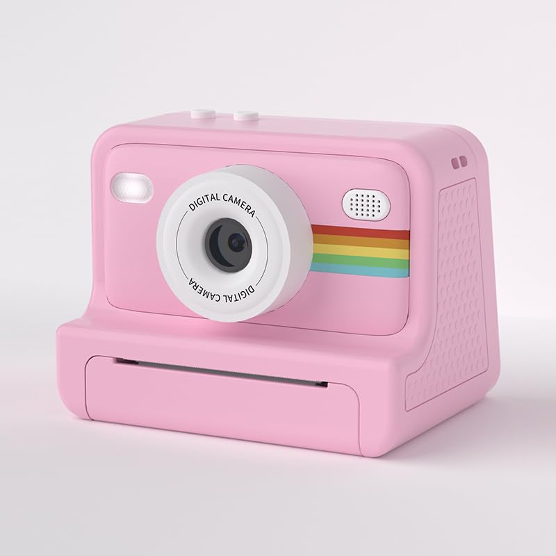 Kids Camera Instant Print,Holiday Birthday Gifts for Kids Age 3-12, 1080P Kids Instant Cameras That Print Photos, Christmas Birt