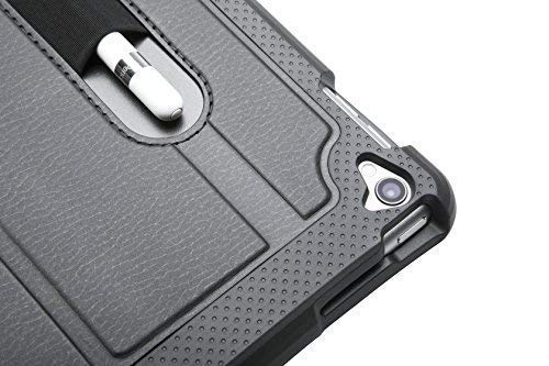 Zugu Case 2017/2015 Ipad Pro 12.9 Inch (Old Model) 1St & 2Nd Gen Case Prodigy X, Very Protective But Thin, Convenient Magnetic Stand, Sleep/Wake Cover For Men & Women, Black