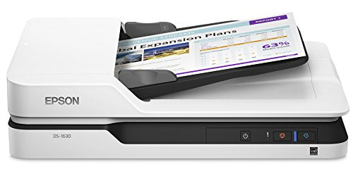 Epson Ds 1630 Document Scanner: 25Ppm, Twain & Isis Drivers, 3 Year Warranty With Next Business Day Replacement