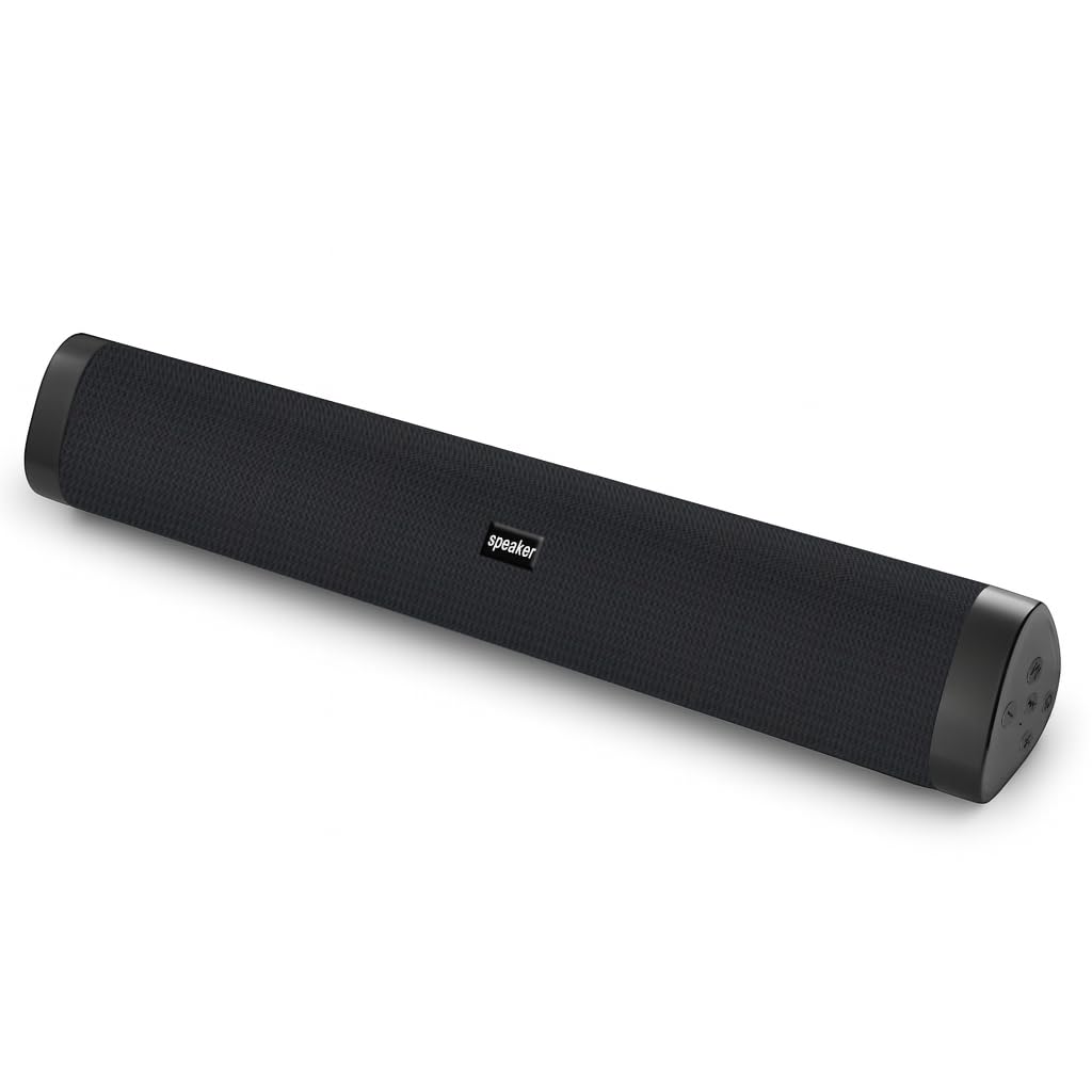 YUIOXDGL Portable Bluetooth Speaker Home Wireless Sound Bar, Home Theater Speaker System Compatible for PC, Laptop, Smartphones 
