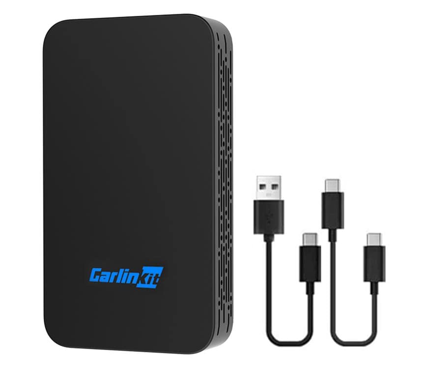 Carlinkit 5.0 Wireless Carplay & Android Auto Adapter,Online Update,Two Channel Connection, Plug & Plug, For Cars With Oem Wired Carplay & Android Auto(2016-2025)