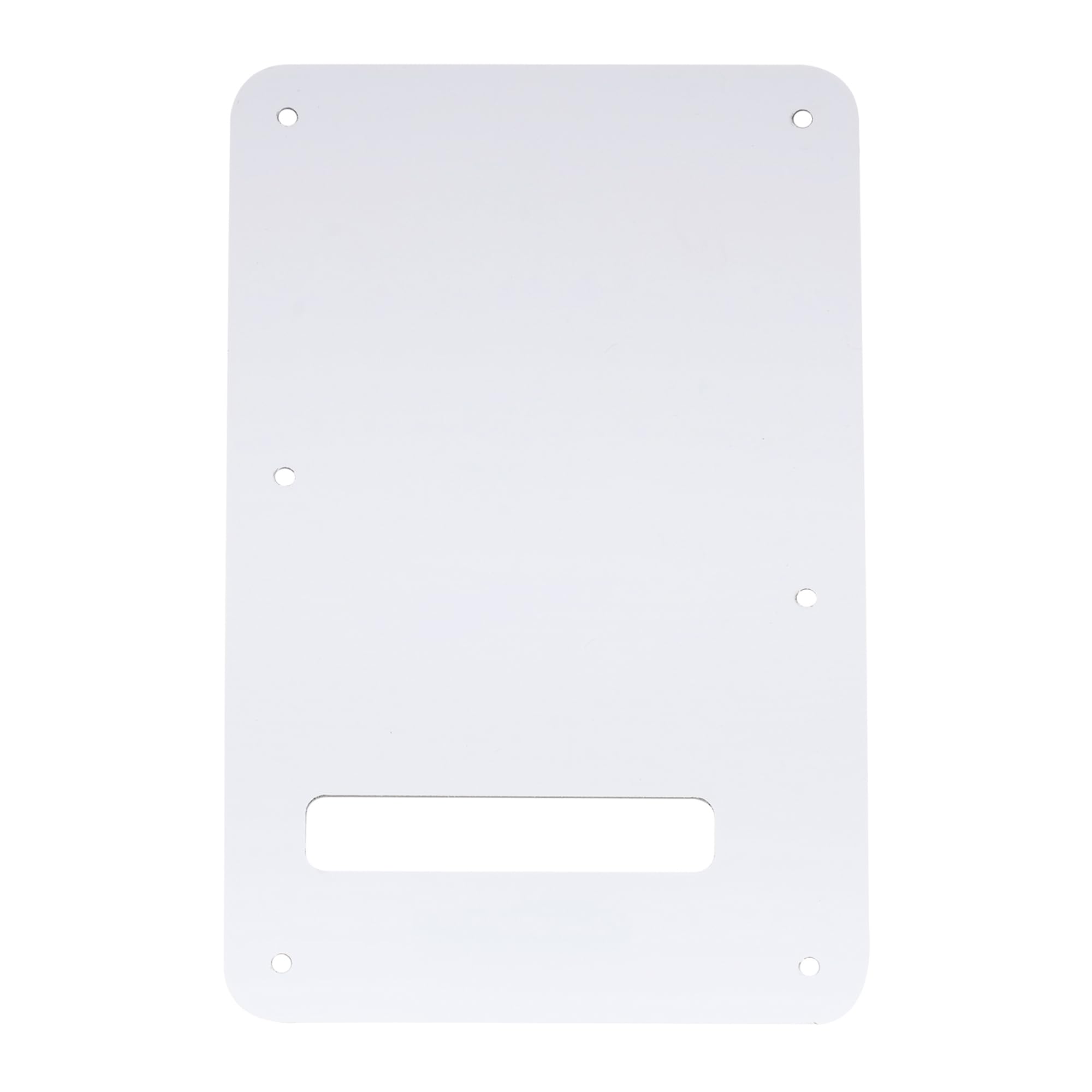 Musiclily 6 Hole Strat Back Plate Tremolo Cavity Cover Backplate For Fender American/Mexican Made Standard Stratocaster Modern S