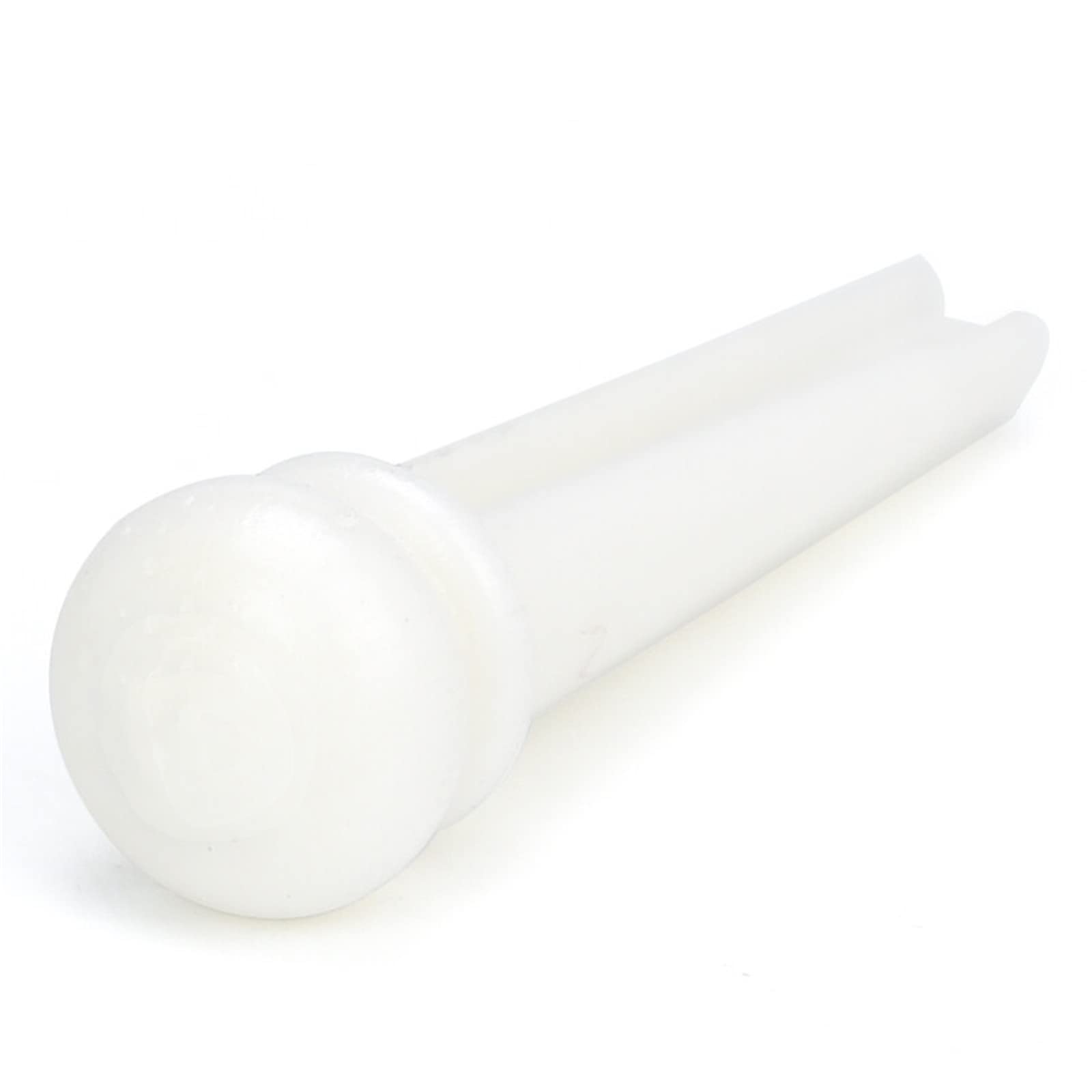 Miwayer Guitar Bone Bridge Pins Real Bone Replacement Parts For 6 & 12 String Acoustic Guitar (Pure Bone)