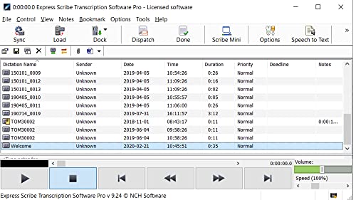 Express Scribe Pro Transcription Software With Usb Foot Pedal