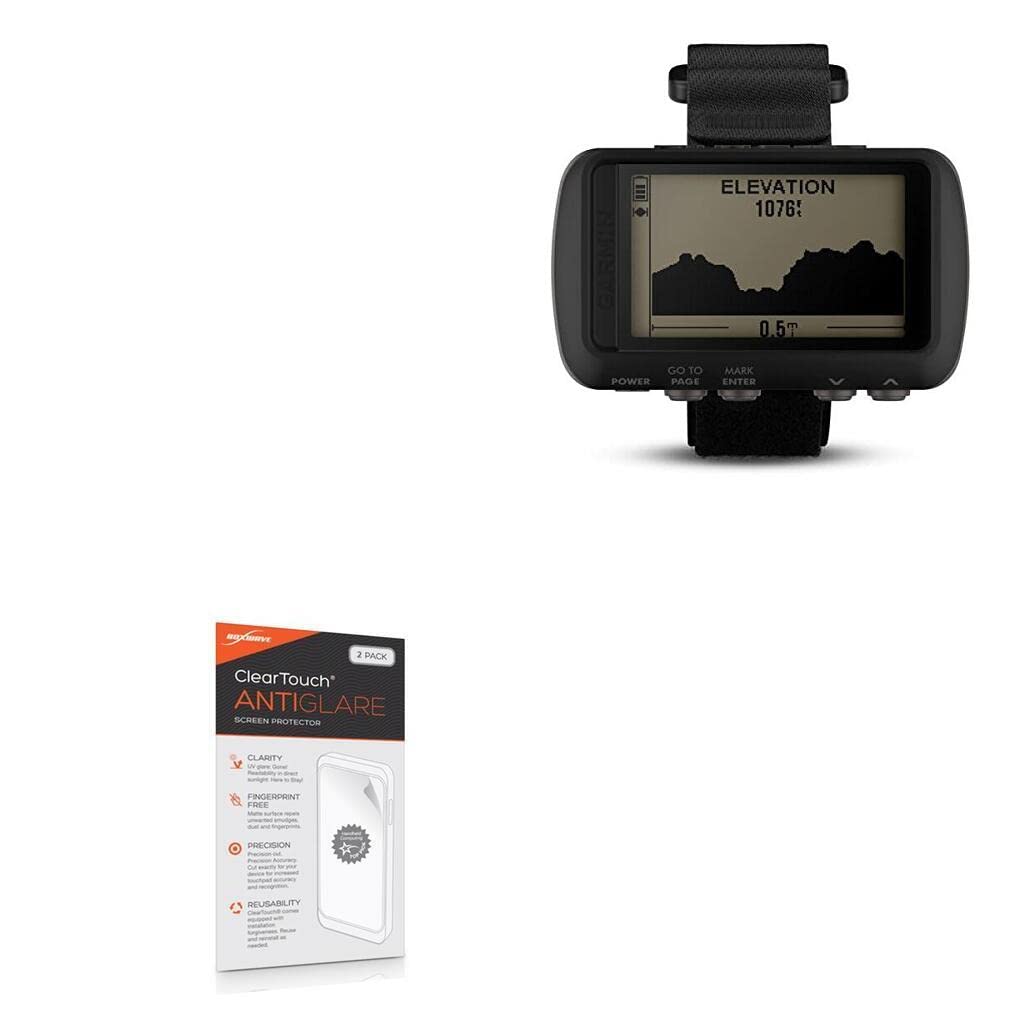 Boxwave Screen Protector Compatible With Garmin Foretrex 601   Cleartouch Anti Glare (2 Pack), Anti Fingerprint Matte Film Skin