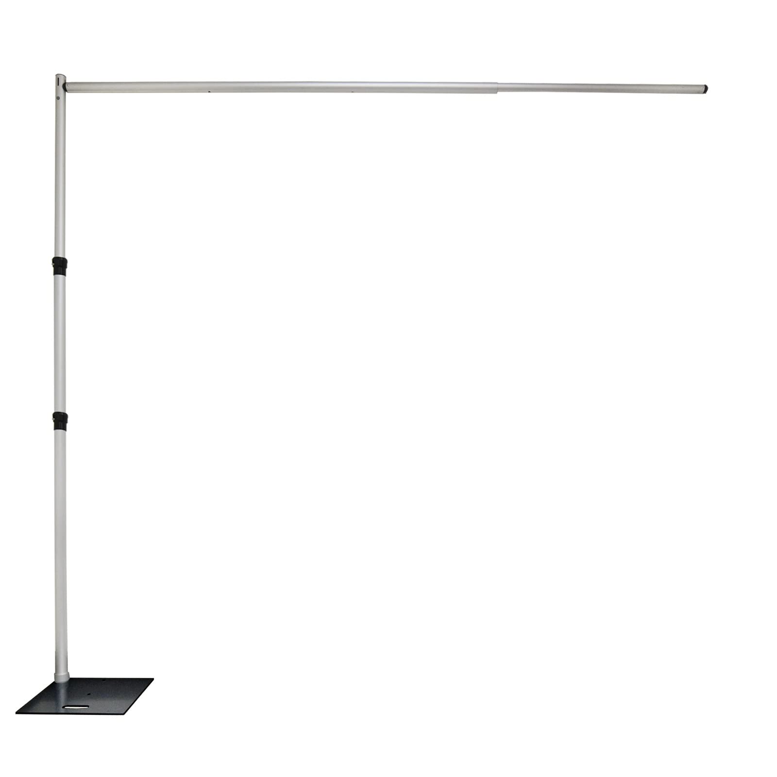 Crowd Control Center Pipe And Drape Backdrop Portable Photobooth Wedding Party Convention Tradeshow Kit Framework Only (Adj Upri