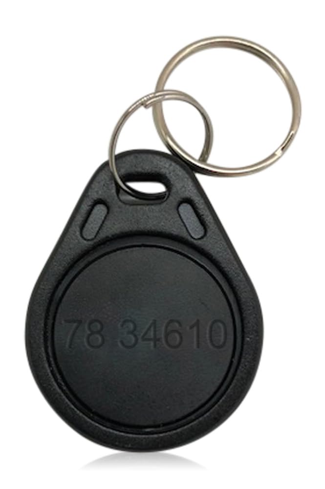 Authorizid 2   26 Bit H10301 125 Khz Proximity Thin Black Fobs Wiegand T5577 Chip. Compatible With 1386 1326 7610 1586 1391 And