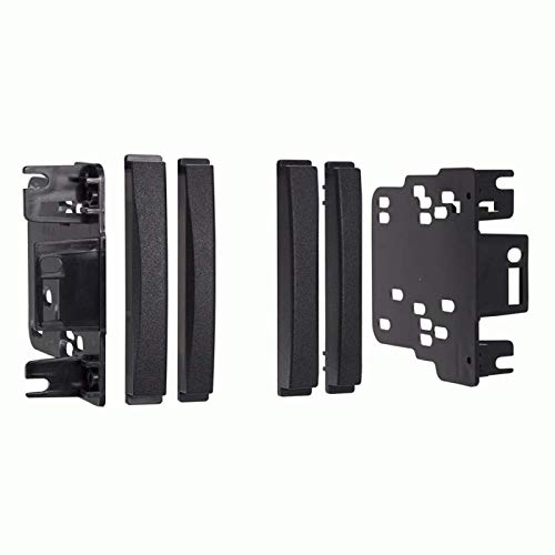Carxtc Double Din Install Car Stereo Dash Kit For A Aftermarket Radio Fits 2009 2011 Dodge Ram Pickup 1500 Trim Bezel Is Black T