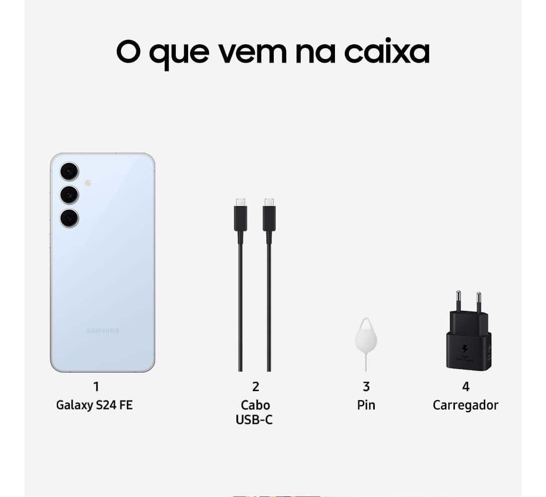 Samsung Galaxy S24 Fe Ai Phone, 512Gb/8Gb Gsm Unlocked Smartphone, High-Res 50Mp Camera, Long Battery Life, Amoled Bright Displa