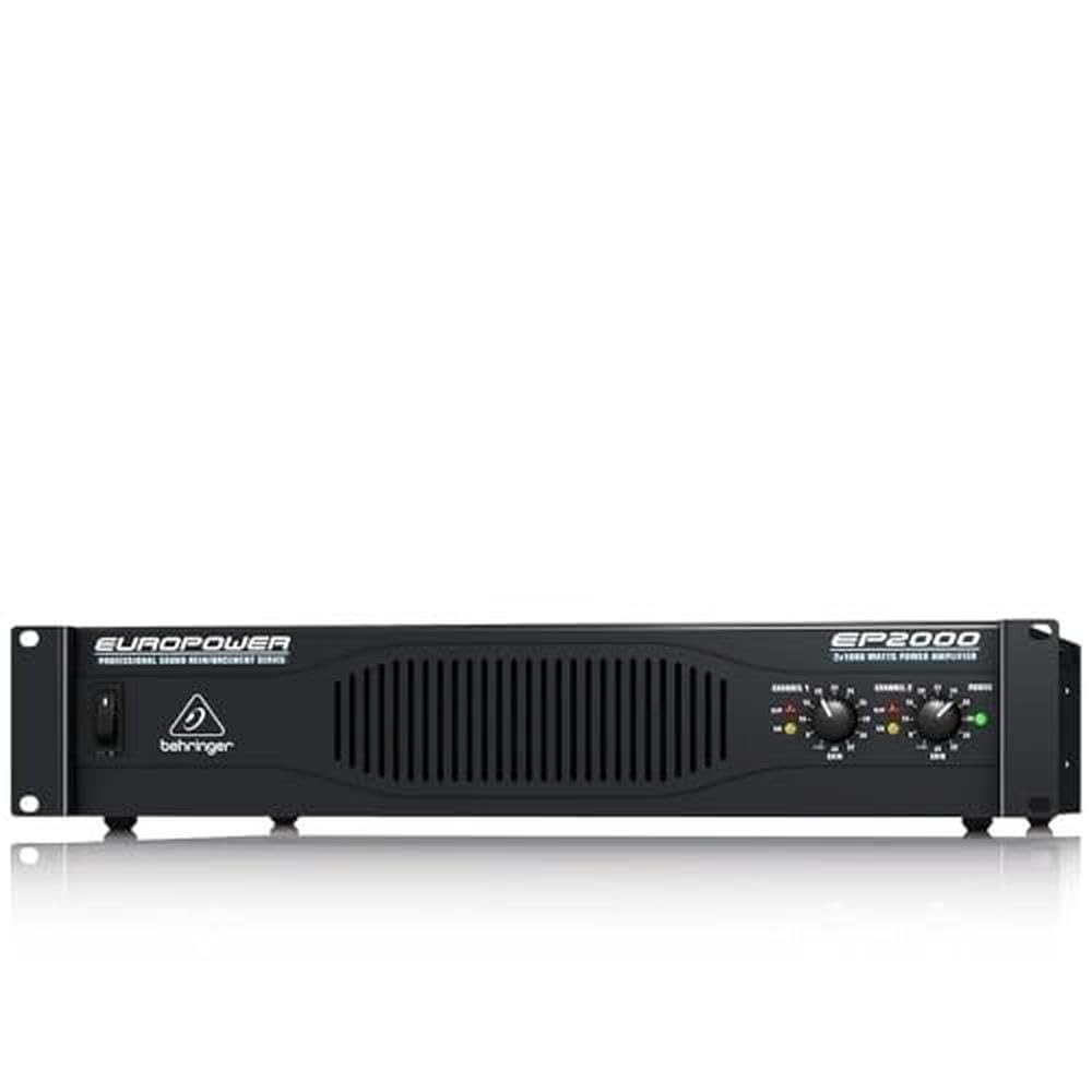 Behringer Europower Ep2000 Professional 2,000-Watt Stereo Power Amplifier With Atr (Accelerated Transient Response) Technology