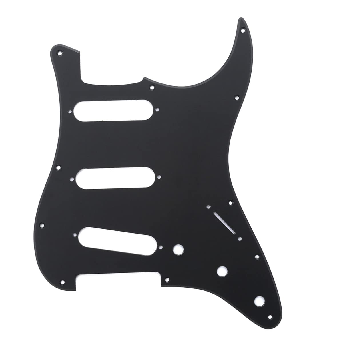 Musiclily SSS 11 Hole Strat Guitar Pickguard for Fender USA/Mexican Made American Standard Stratocaster Modern Style Guitar Part