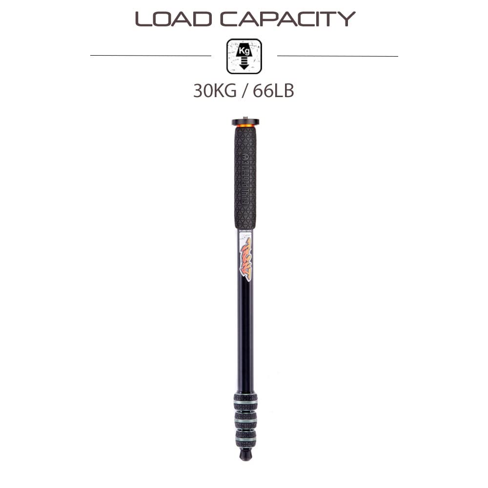 3 Legged Thing Punks Trent 2.0 Monopod   Lightweight Magnesium Alloy Camera Monopod With Multiple Uses For Heavy Equipment (Tren
