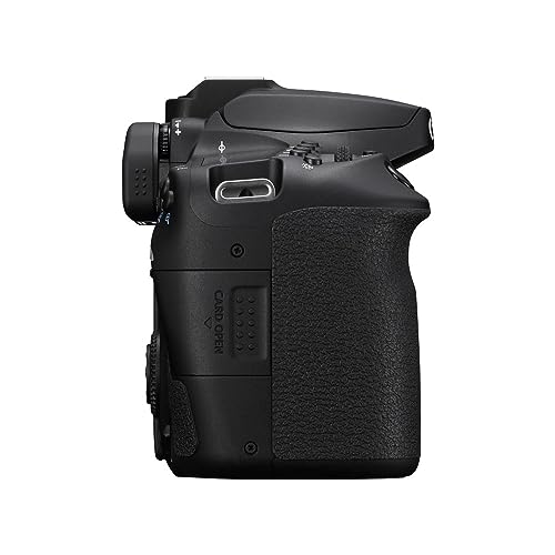 Canon DSLR Camera [EOS 90D] with Built in Wi Fi, Bluetooth, DIGIC 8 Image Processor, 4K Video, Dual Pixel CMOS AF, and 3.0 Inch Vari Angle Touch LCD Screen, [Body Only], Black