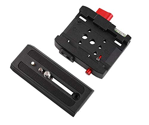 Wondalu Professional Aluminum Alloy Rapid Connect Adapter Mount Camera Quick Release Shoe Plate With 1/4 3/8 Inches Screw For Ds