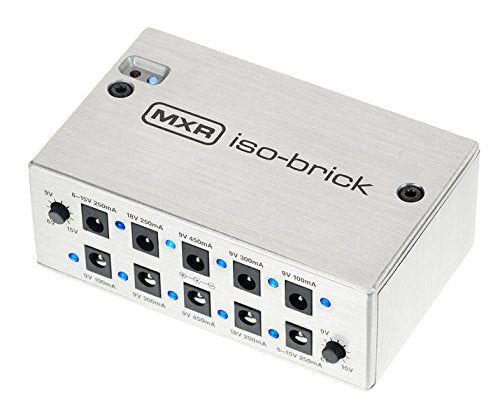 Mxr M238 Iso Brick Power Supply With 3 X Patch Cables