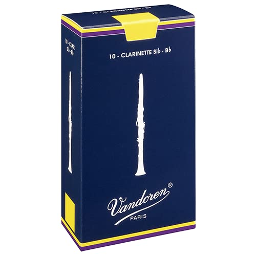 Vandoren Cr105 Bb Clarinet Traditional Reeds Strength 5; Box Of 10