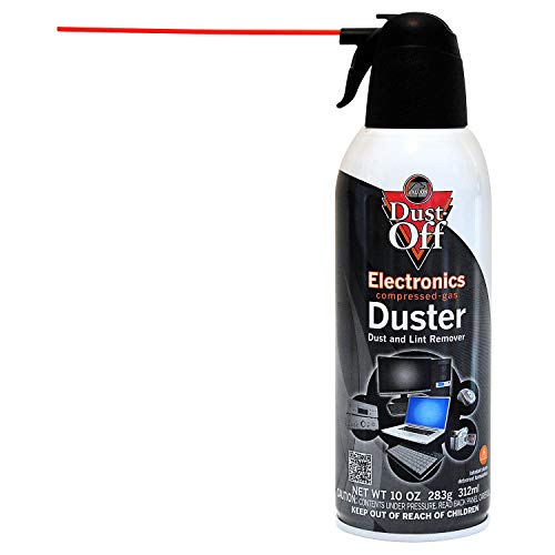 Dust Off Disposable Compressed Gas Duster, 10 Oz Cans, 2 Pack