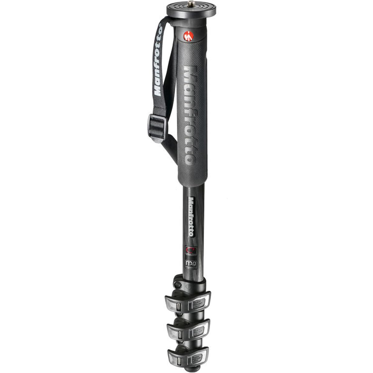 Manfrotto Xpro Monopod+ 4 Section Carbon Fiber Photo Monopod