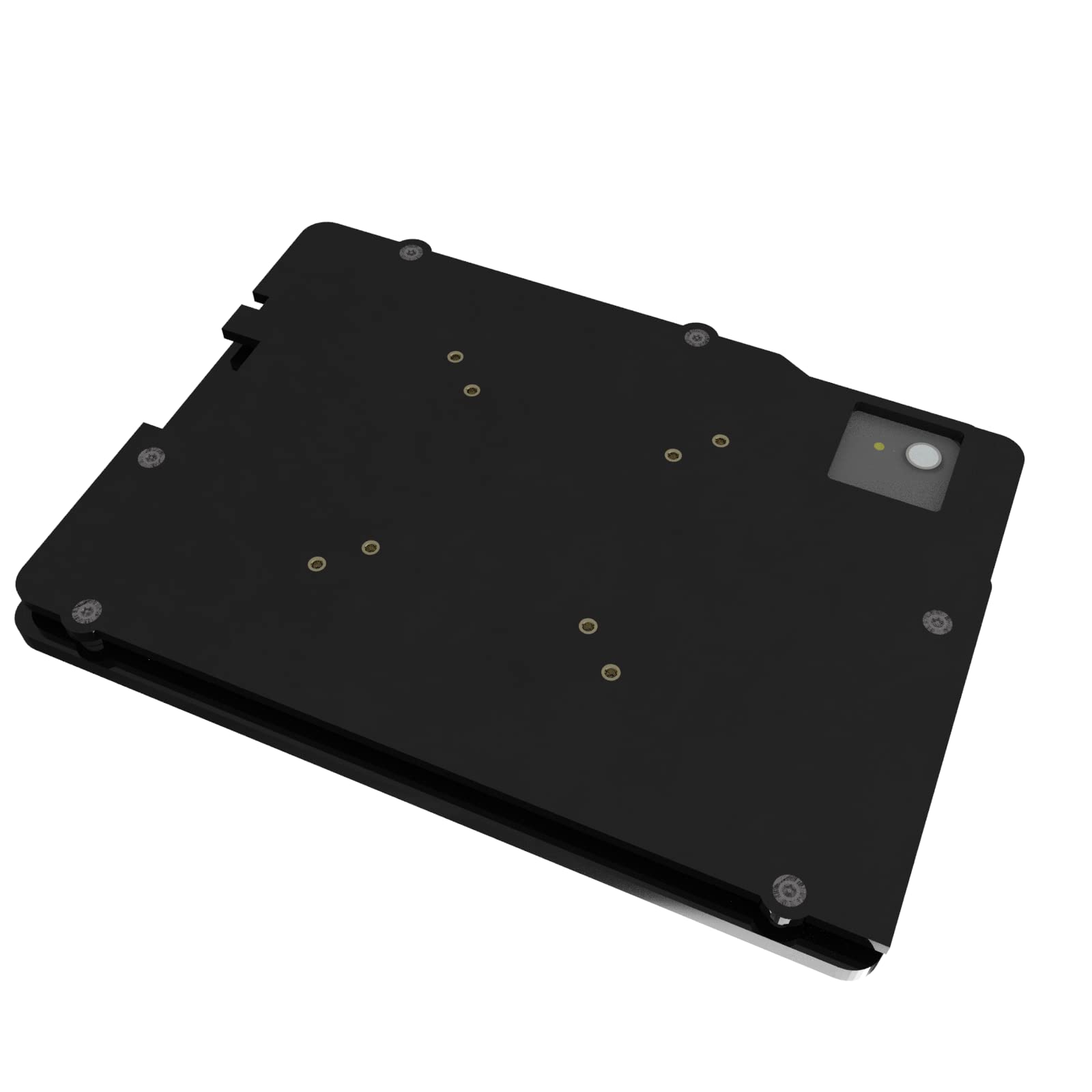 Tabcare Anti Theft Acrylic Vesa Enclosure For Apple Ipad Pro 11' 1St, 2Nd, 3Rd, 4Th Gen. With Free Wall Mount Kit & 90 Degree Angle Usb C Cable (Ipad Pro 11 1/2/3/4, Black)