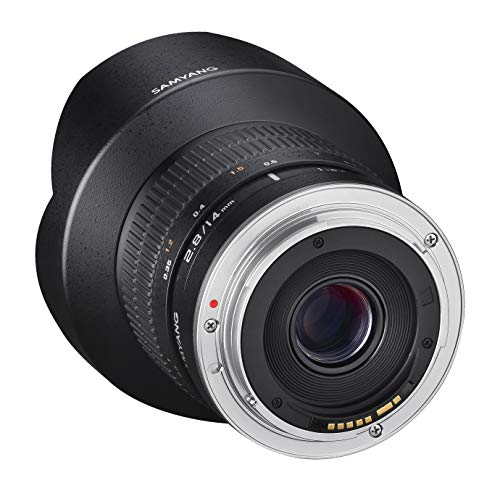 Samyang Sy14M-C 14Mm F2.8 Ultra Wide Fixed Angle Lens For Canon , Black