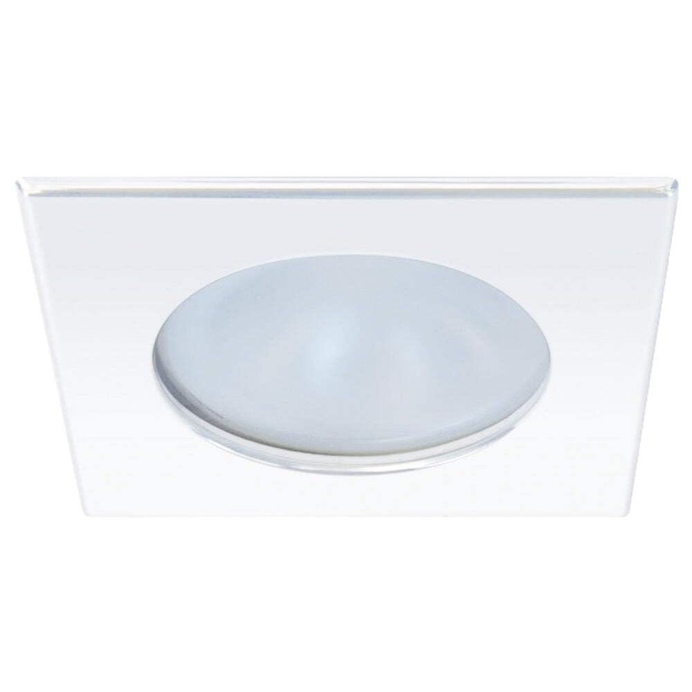 Quick Blake Xp Downlight Led -  6W, Ip66, Screw Mounted - Square White Bezel, Round Daylight Light,WBAUVB00R9XAH3Q