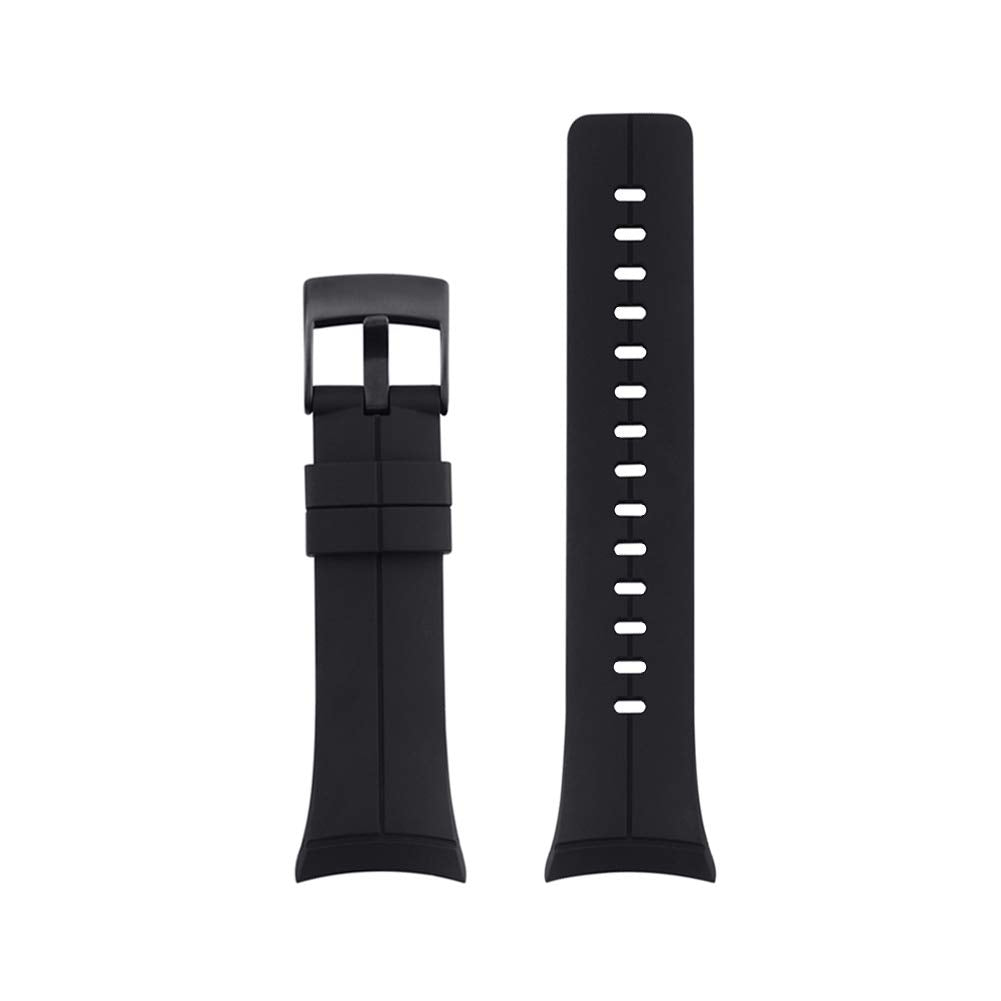 Sencato Watch Band Compatible With Suunto Spartan Ultra Hr, Classic Soft Rubber Replacement Wrist Strap For Suunto Spartan Ultra