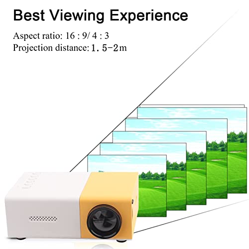 Mini Led Projector,Mini Portable Private Home Theater Projector,1080P Hd Indoor&Outdoor Multi Function Travel Projector,For Home