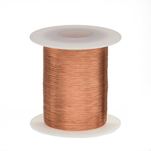 Remington Industries 38Snsp.125 Magnet Wire, Enameled Copper Wire Wound, 38 Awg, 2 Oz., 2494' Length, 0.0044'' Diameter, Natural